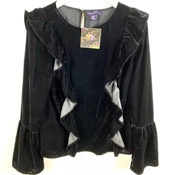 Amaryllis Anthropologie Boho Retro Blouse Top Sz S - Picture 1 of 4